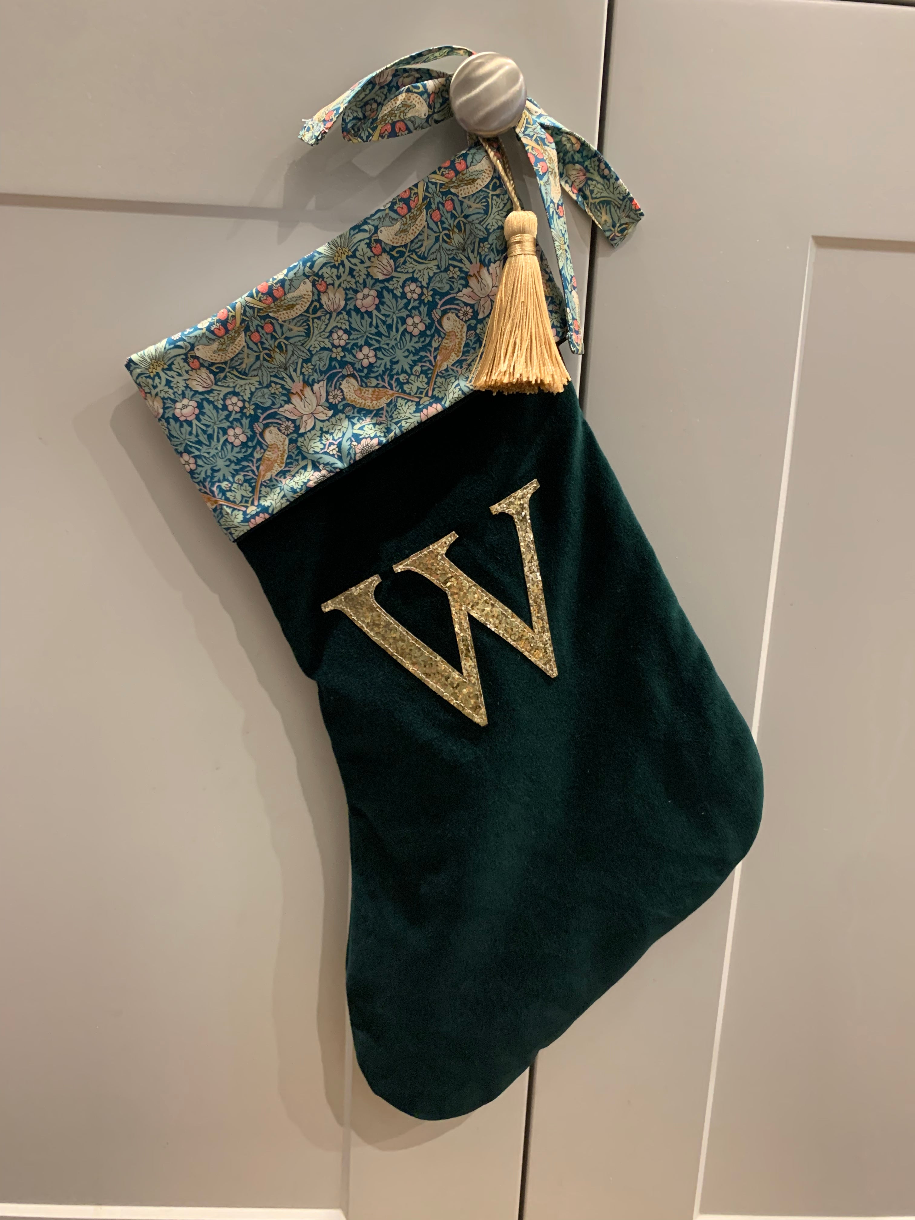 *Pre-order* Christmas stocking - Green