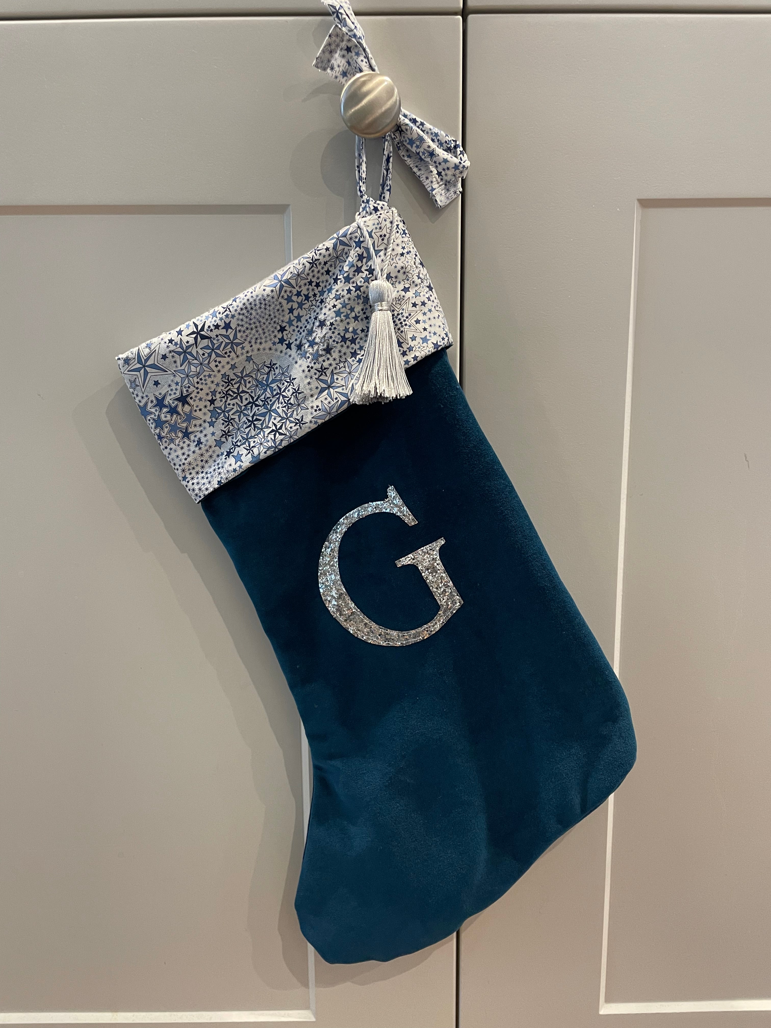 *Pre-order* Christmas stocking - Teal