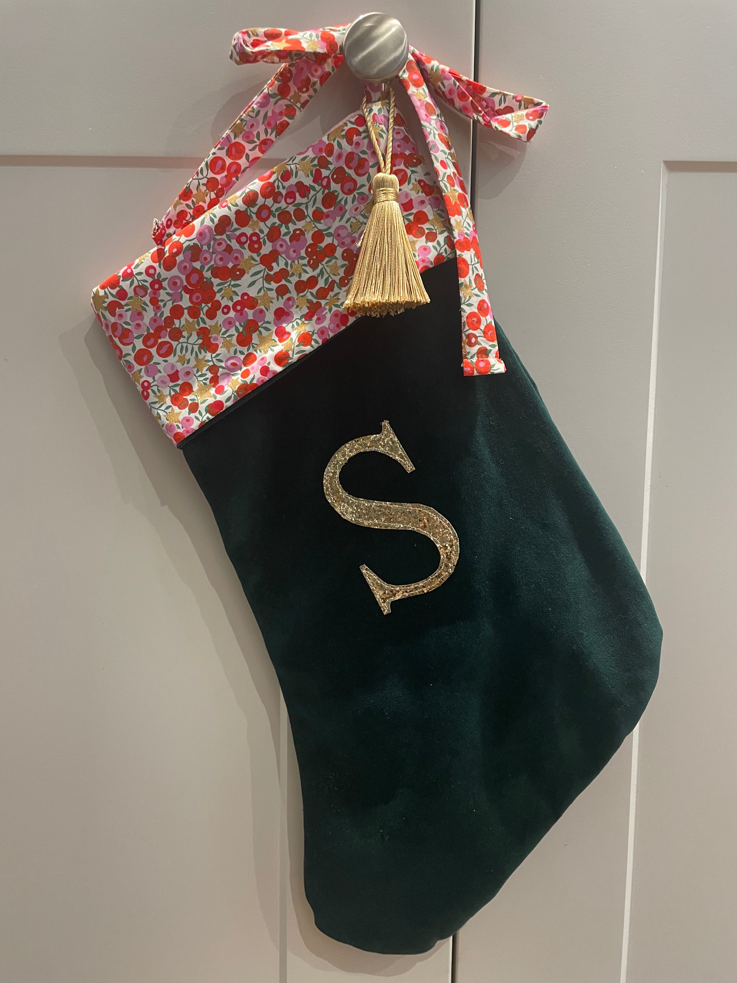 *Pre-order* Christmas stocking - Green