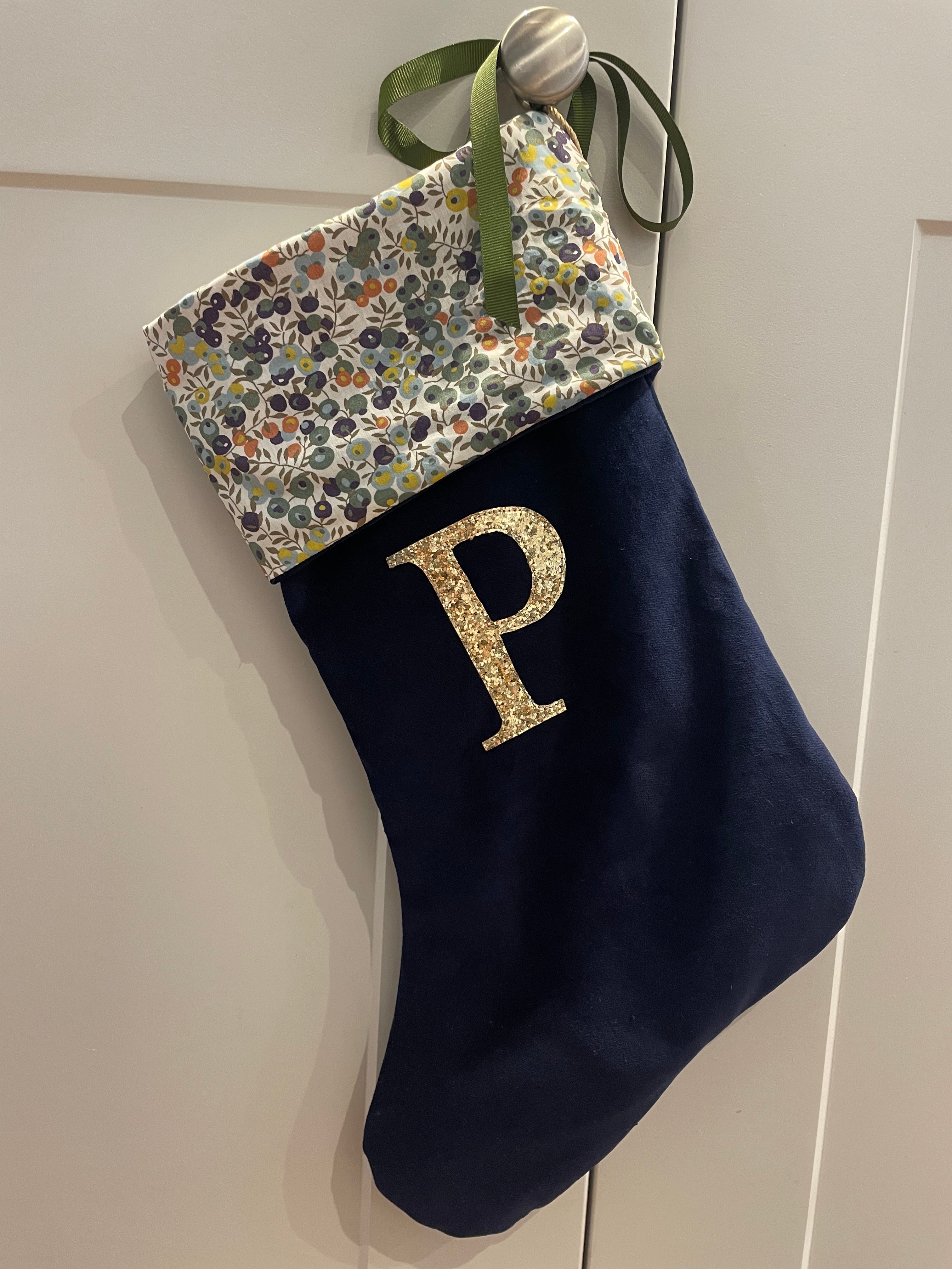 *Pre-order* Christmas stocking - Navy