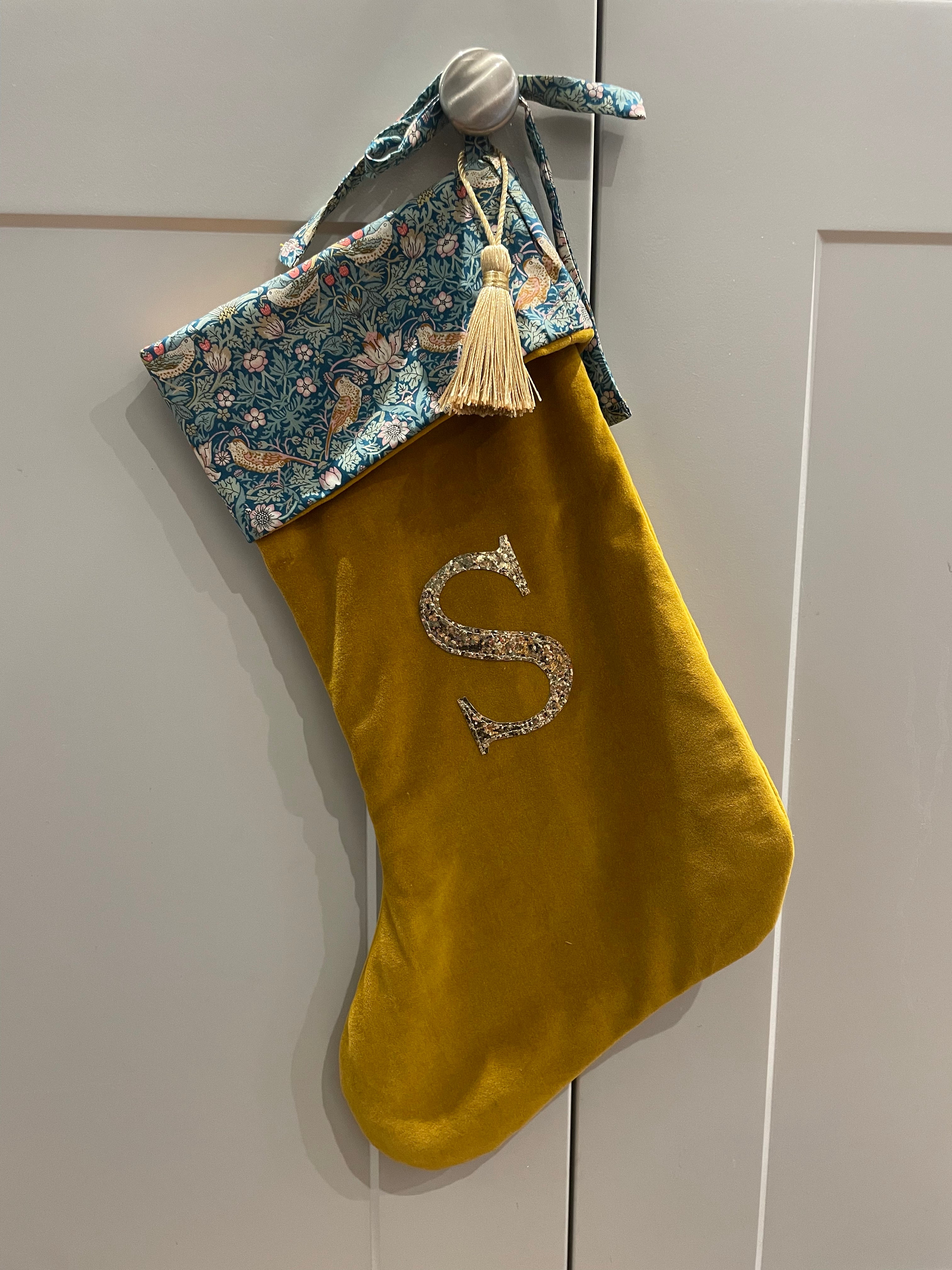 *Pre-order* Christmas stocking - Mustard