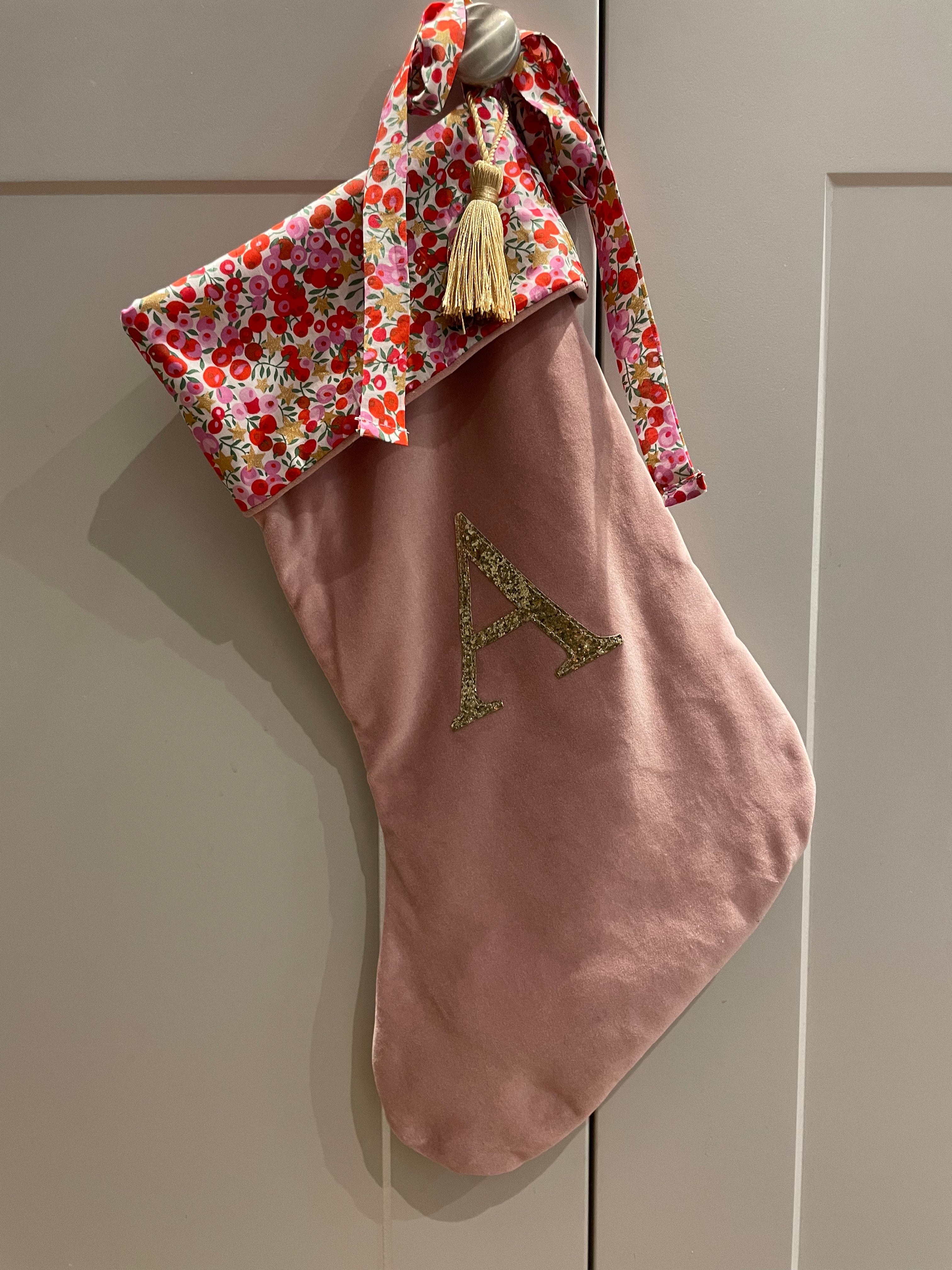 *Pre-order* Christmas stocking - Pink