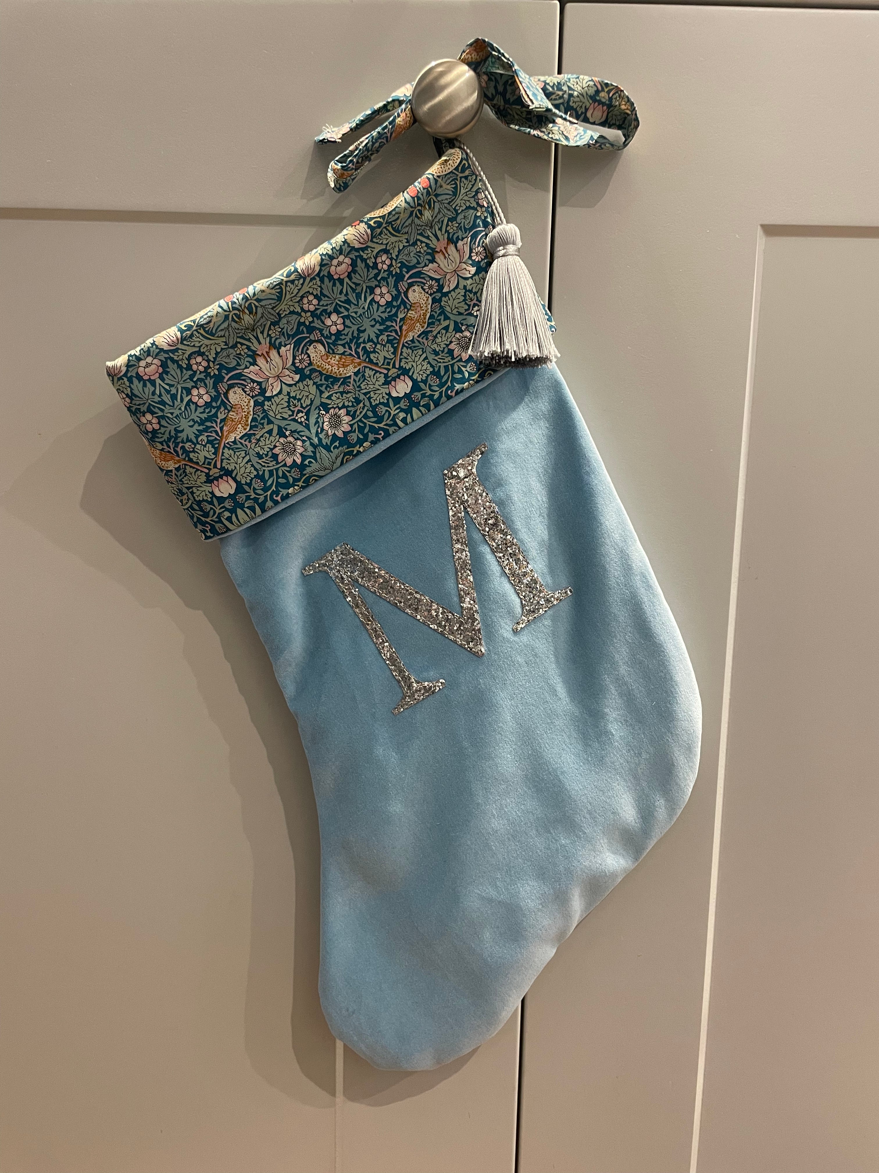 *Pre-order* Christmas stocking - Ice Blue