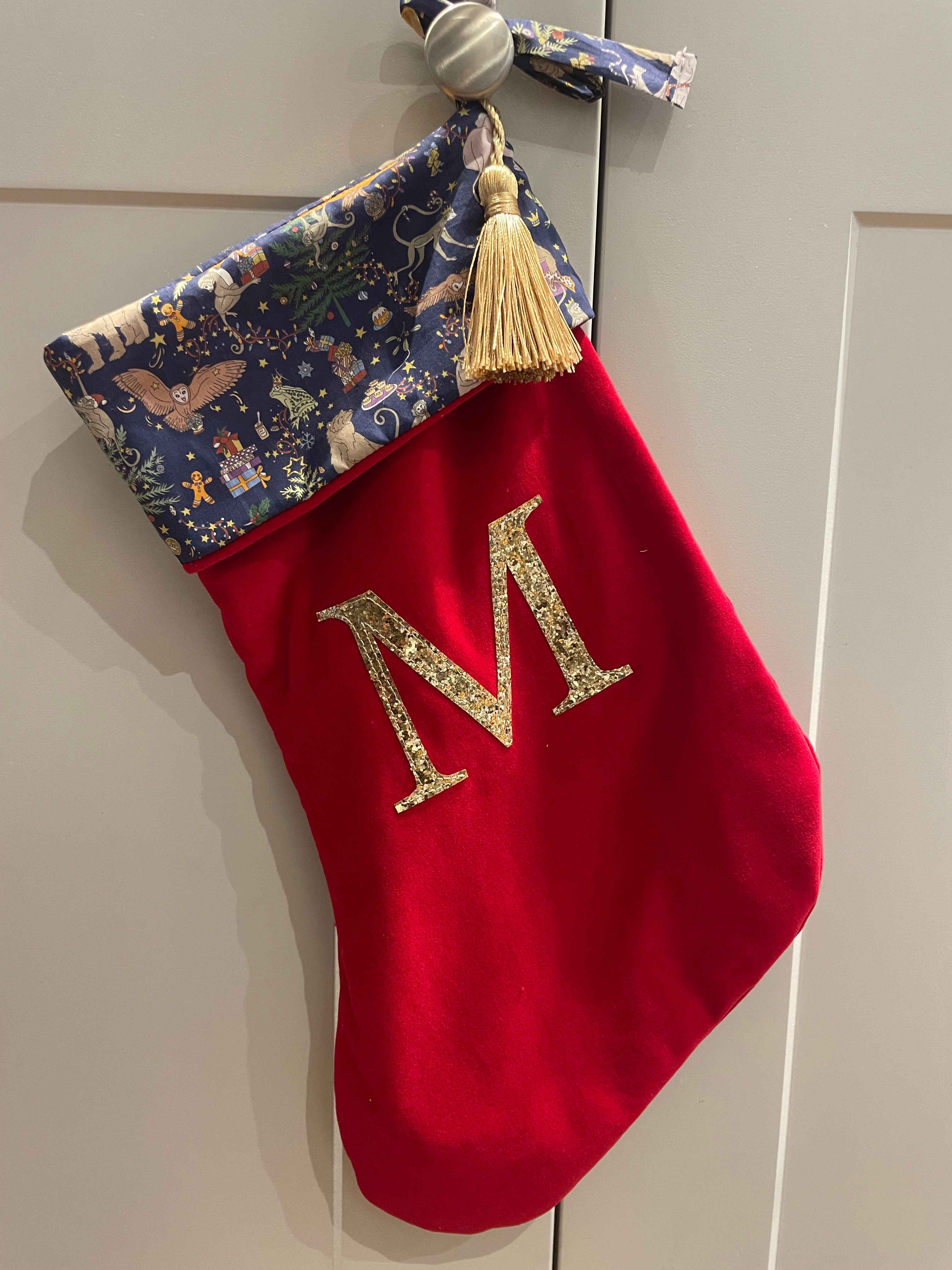 *Pre-order* Christmas stocking - Red