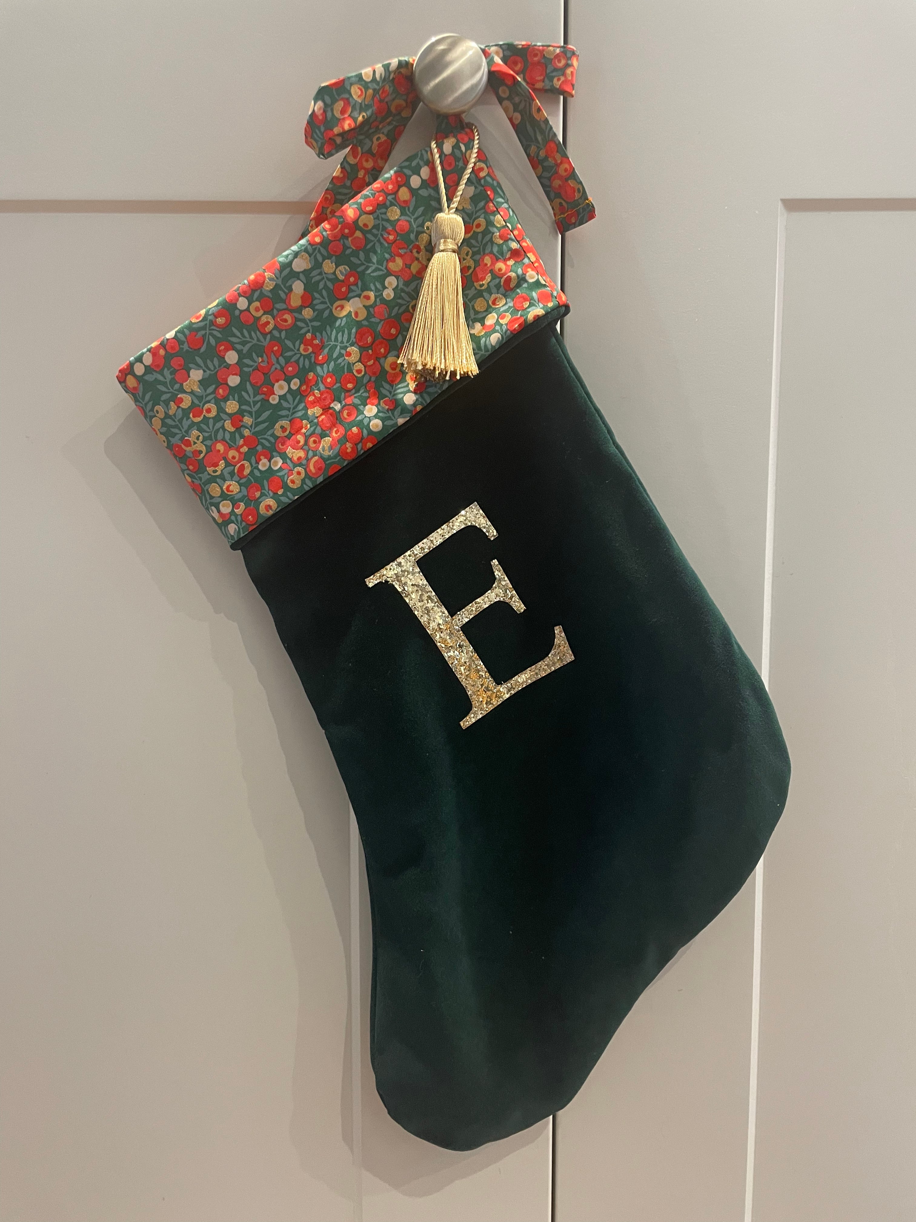 *Pre-order* Christmas stocking - Green