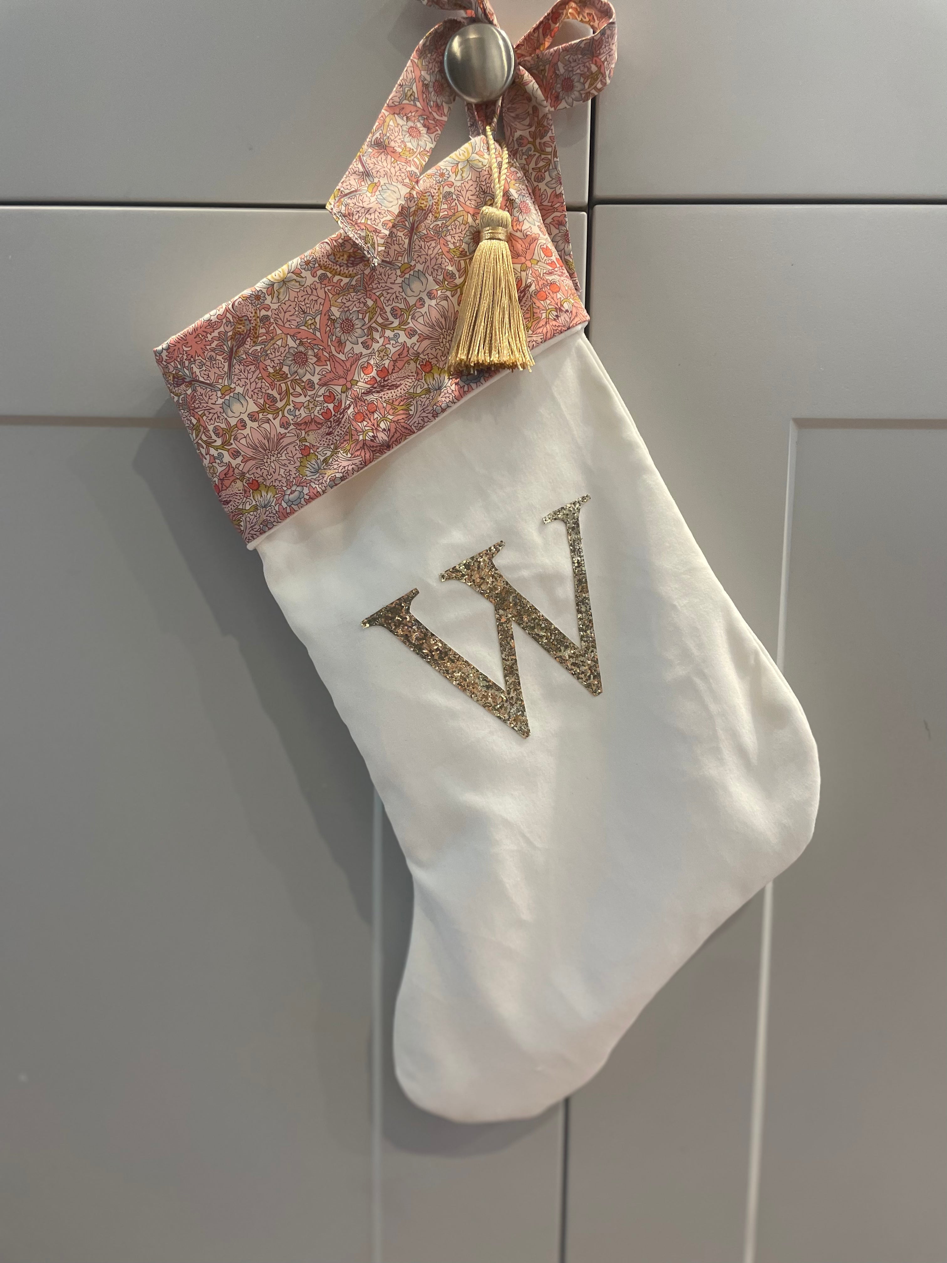 *Pre-order* Christmas stocking - Pearl