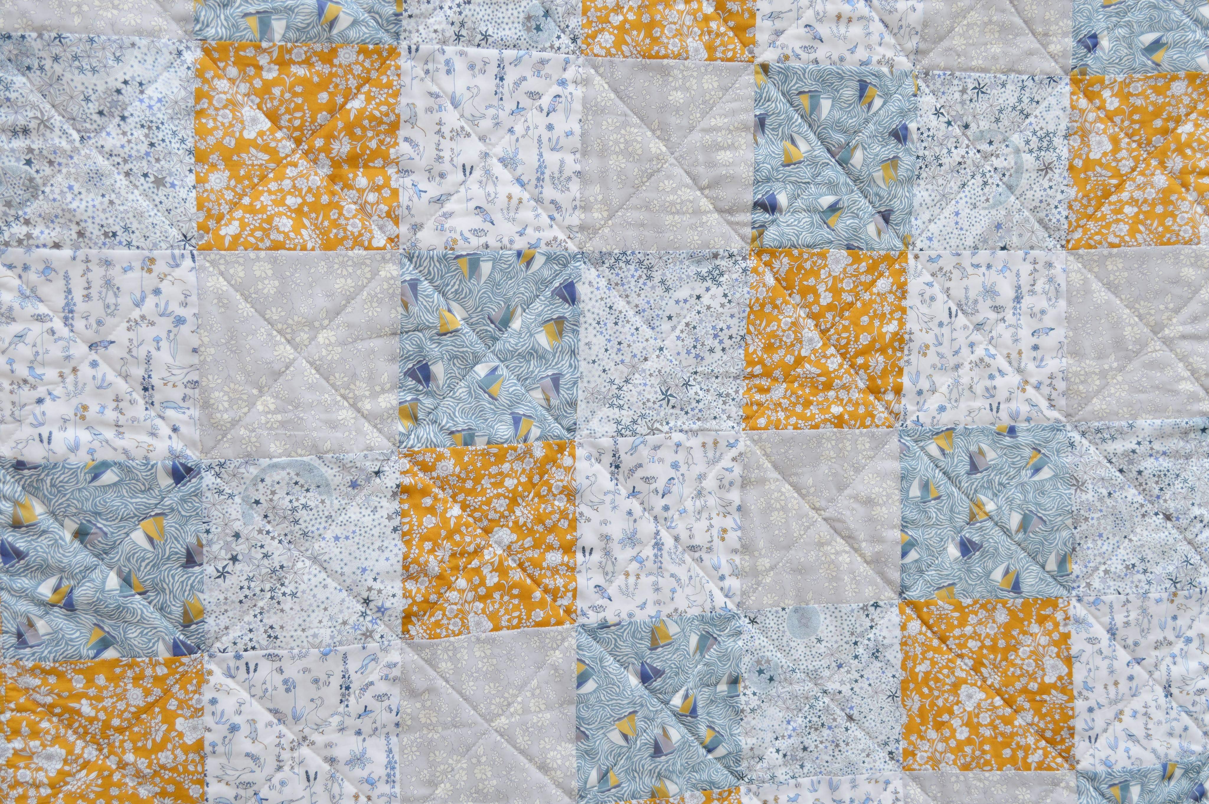 Limited edition quilt made with Liberty Tana Lawn™- The June Quilt